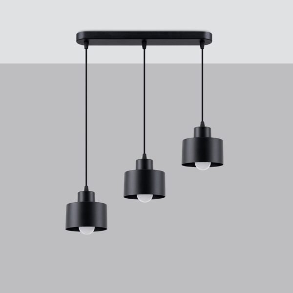 Pendant Lamp Savar 3 Black - Image 2