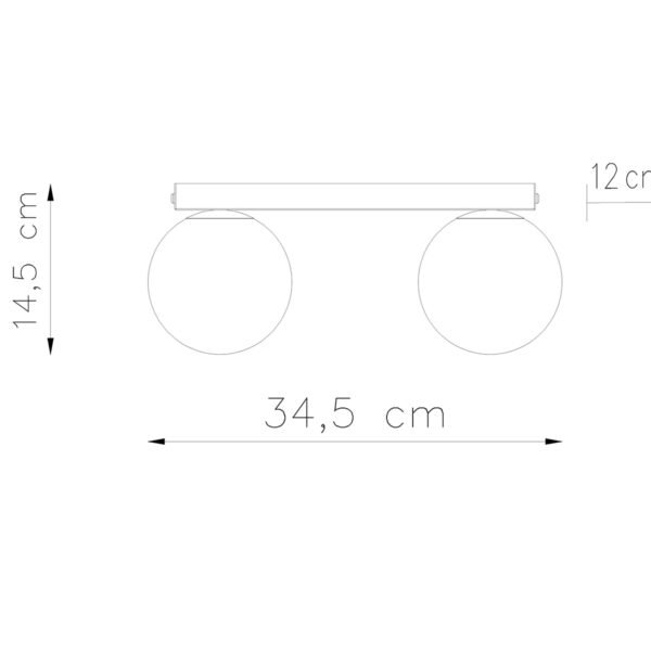 Ceiling Lamp Yoli 2 White - Image 4