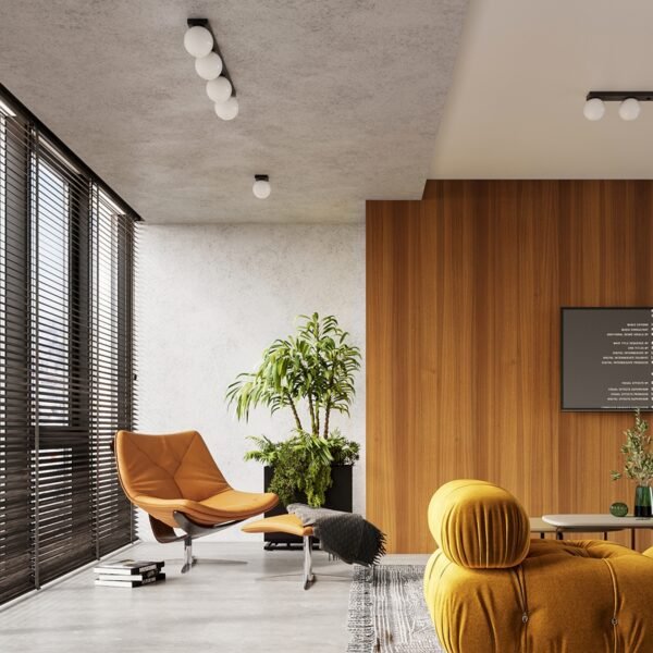 Ceiling Lamp Yoli 1 Black Single Ceiling Lights Modern Designer Lights