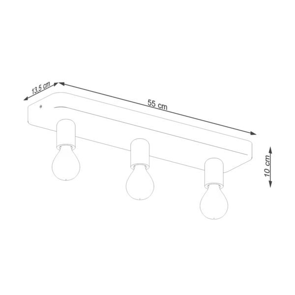 Ceiling Lamp Tavo 3 - Image 5
