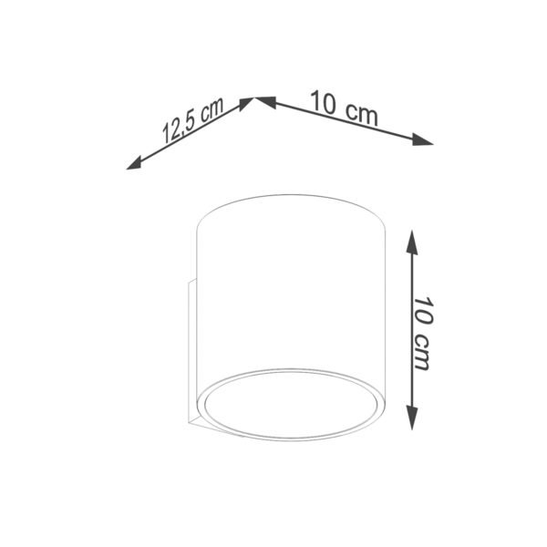 Wall Lamp Orbis 1 Gold Single Wall Lights Modern Designer Lights