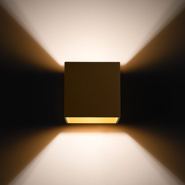 Wall Lamp Quad 1 Gold - Image 3