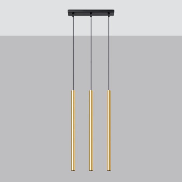 Pendant Lamp Pastelo 3l Polished Gold Multi Pendants Modern Designer Lights