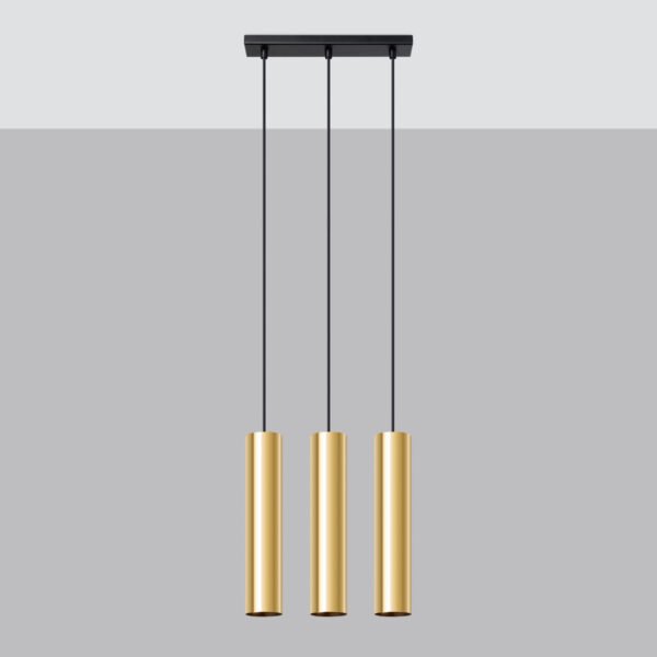 Pendant Lamp Lagos 3 Polished Gold - Image 2