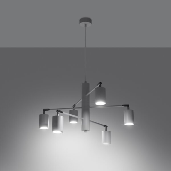 Chandelier Lemmi 6 White - Image 3