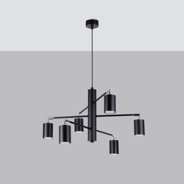 Chandelier Lemmi 6 Black - Image 2