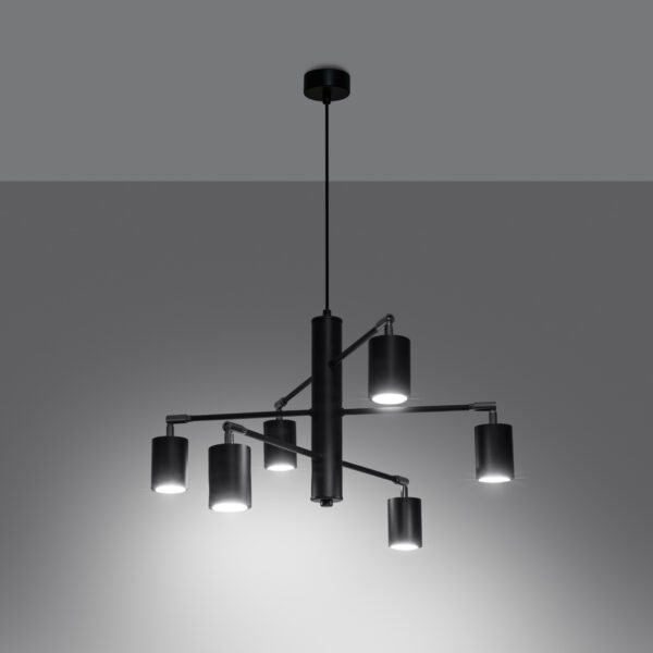 Chandelier Lemmi 6 Black - Image 3
