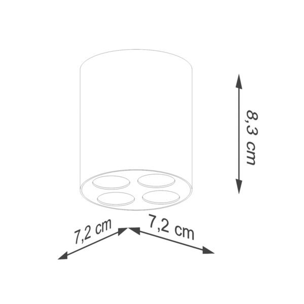 Ceiling Lamp Zoe White Led - Image 5