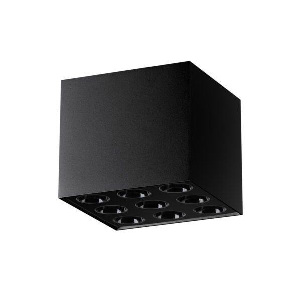 Ceiling Lamp Ozzy Black Led