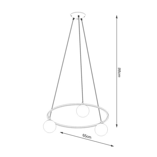 Chandelier Yoli 3 - Image 5