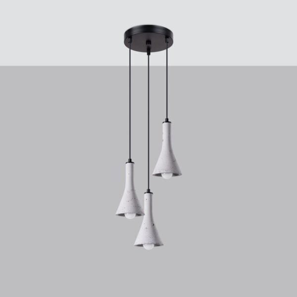 Pendant Lamp Rea 3p Concrete - Image 2