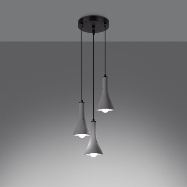 Pendant Lamp Rea 3p Concrete - Image 3