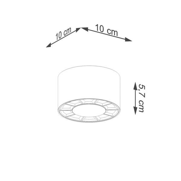 Ceiling Lamp Dio White Led - Image 5