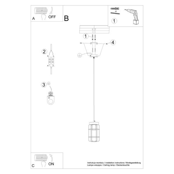 Pendant Lamp Gotto 1 - Image 6
