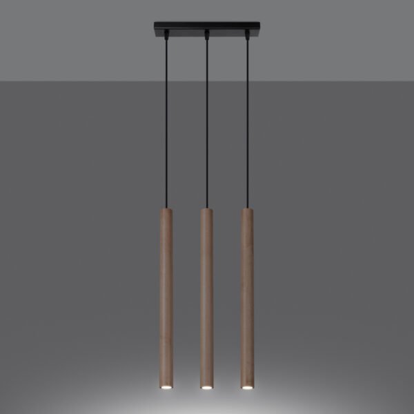 Pendant Lamp Pastelo 3l Wood - Image 3
