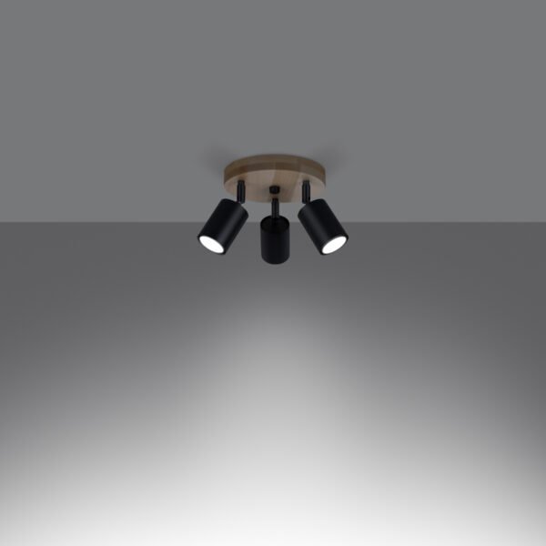Ceiling Lamp Verdo 3p Black - Image 3