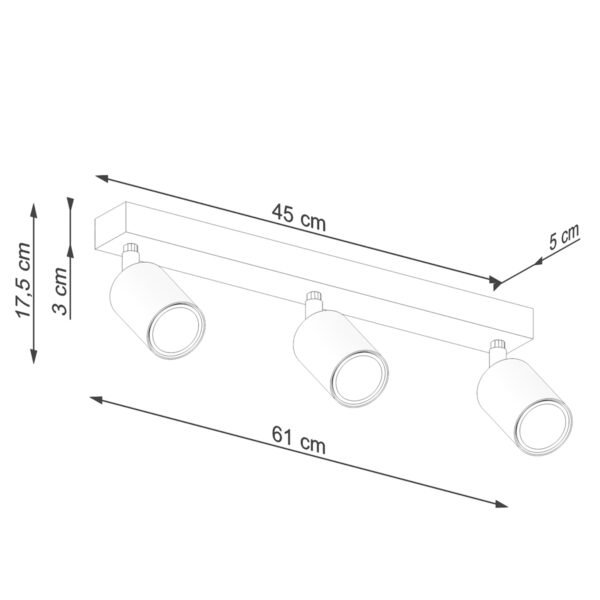 Ceiling Lamp Verdo 3l Black - Image 5
