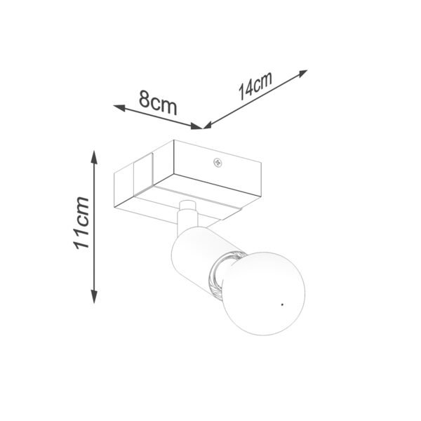 Wall Lamp Zuca Black - Image 5
