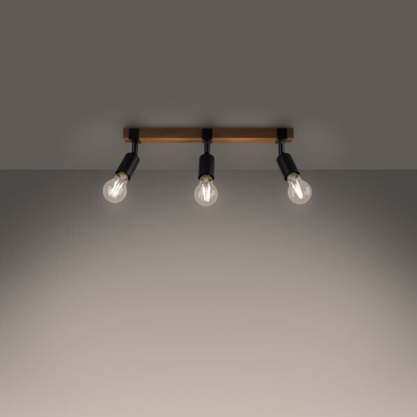 Ceiling Lamp Zuca 3 Black - Image 3