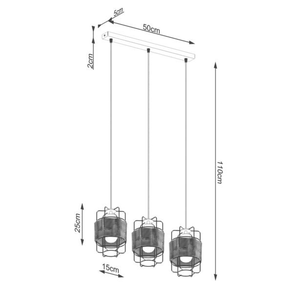 Pendant Lamp Gizur 3l - Image 5