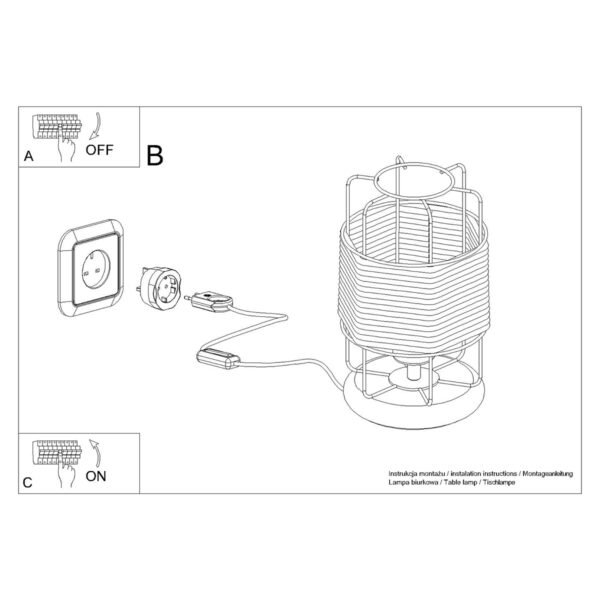 Table Lamp Gizur - Image 6
