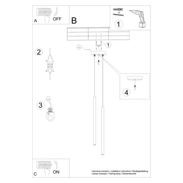 Pendant Lamp Pastelo 2 White - Image 6