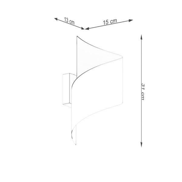 Wall Lamp Talassa Black - Image 6