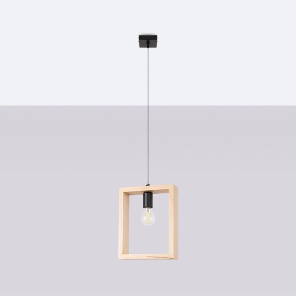 Pendant Lamp Aries Natural Wood - Image 2