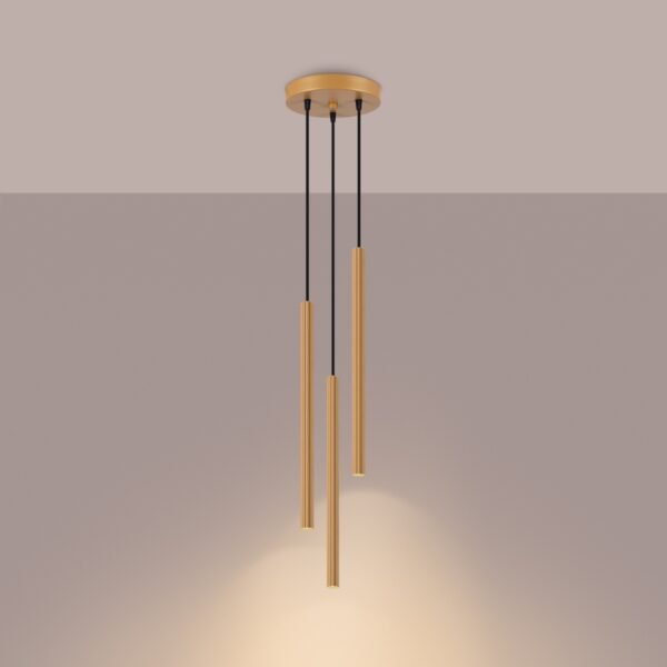 Pendant Lamp Arche 3p Gold - Image 3