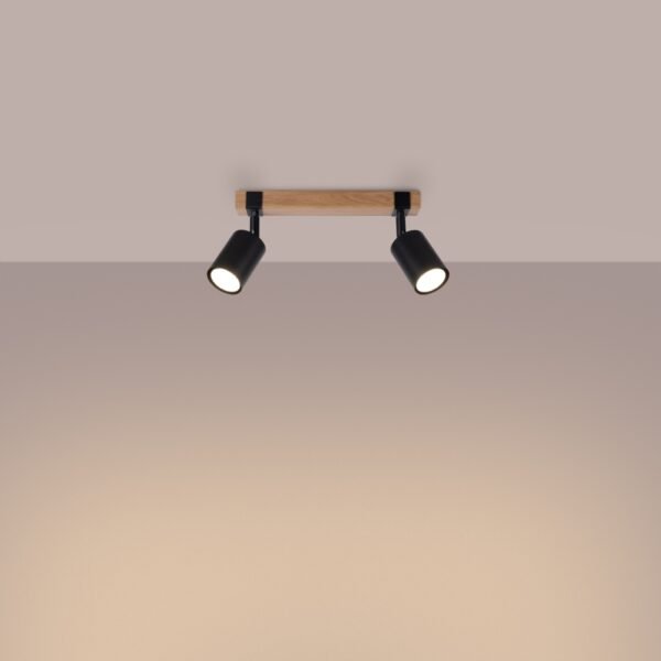 Ceiling Lamp Fager 2 Black - Image 3