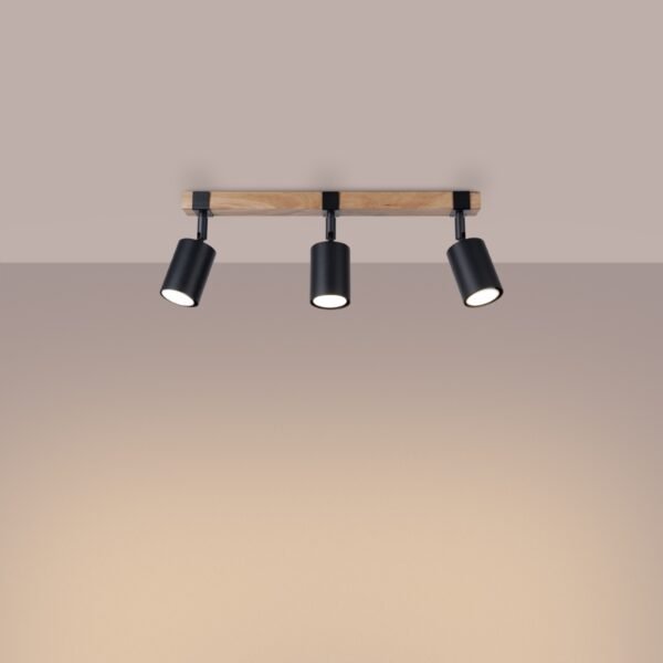 Ceiling Lamp Fager 3 Black - Image 3
