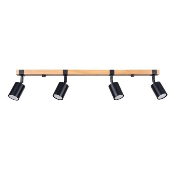 Ceiling Lamp Fager 4l Black