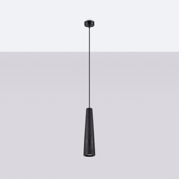 Pendant Lamp Electra Black Concrete - Image 2