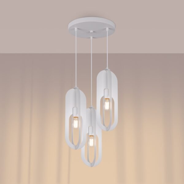 Pendant Lamp Nicus 1 White - Image 3