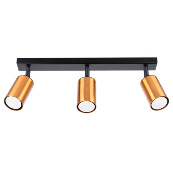 Ceiling Lamp Winx 3 Black/cooper