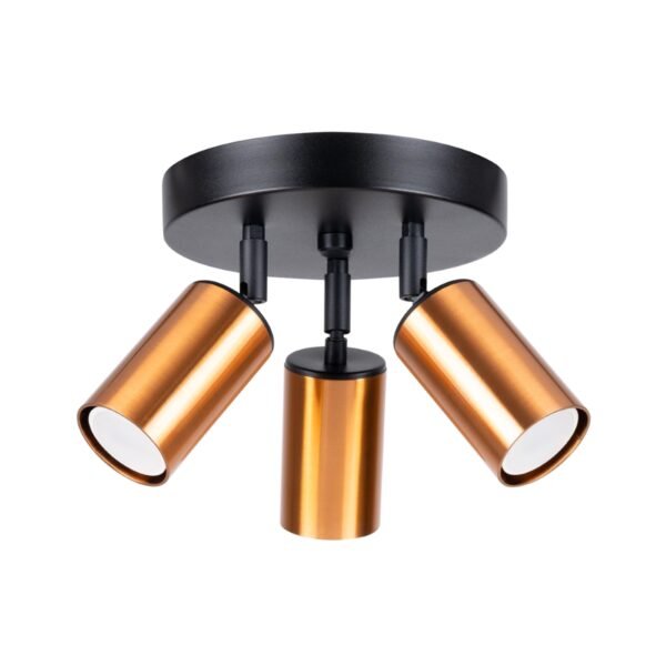 Ceiling Lamp Winx 3p Black/cooper