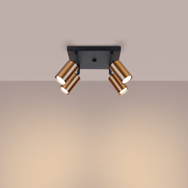 Ceiling Lamp Winx 4 Black/cooper - Image 3