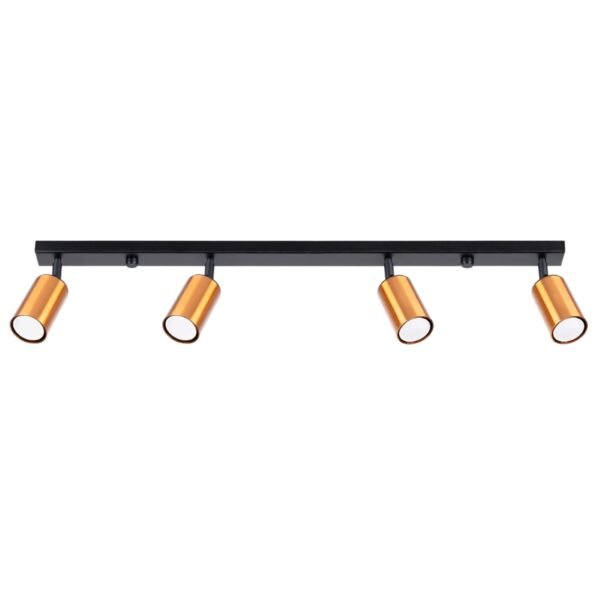 Ceiling Lamp Winx 4l Black/cooper
