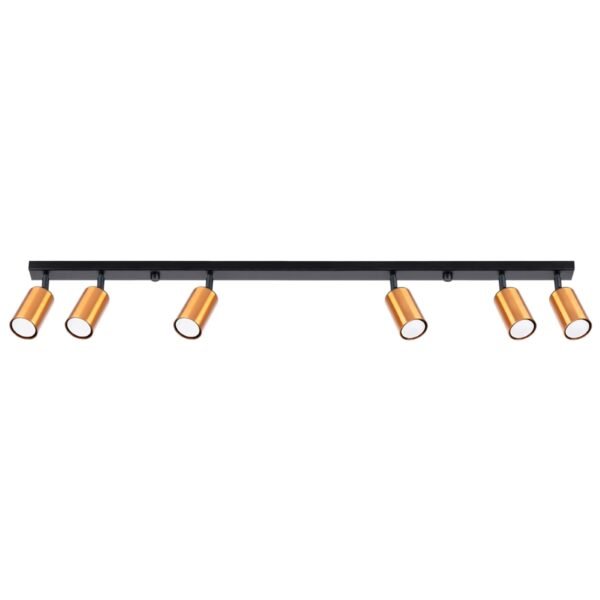 Ceiling Lamp Winx 6l Black/cooper