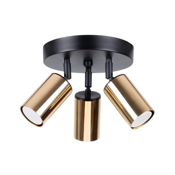 Ceiling Lamp Winx 3p Black/gold