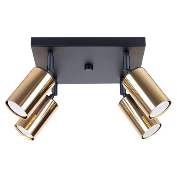 Ceiling Lamp Winx 4 Black/gold