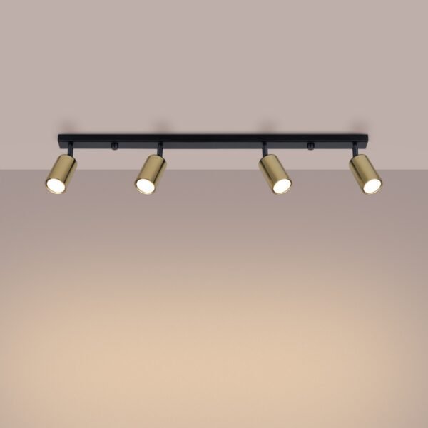 Ceiling Lamp Winx 4l Black/gold - Image 3