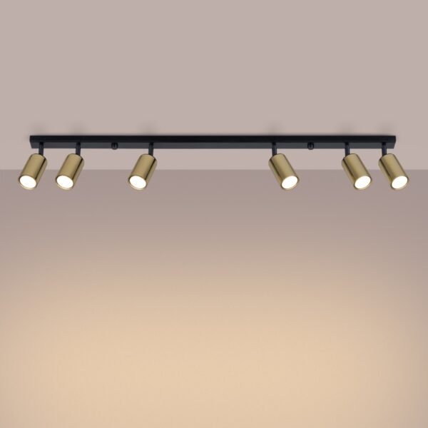 Ceiling Lamp Winx 6l Black/gold - Image 3