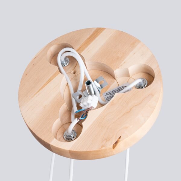 Pendant Lamp Pekka 3p White/natural Wood - Image 4