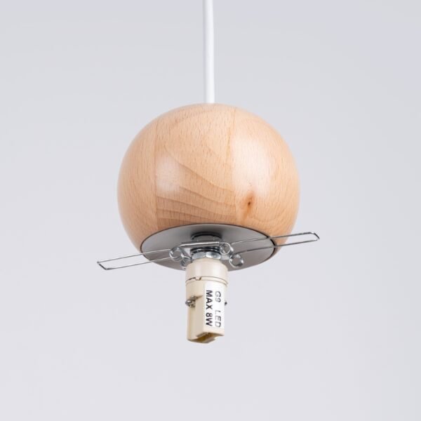 Pendant Lamp Pekka 3p White/natural Wood - Image 5