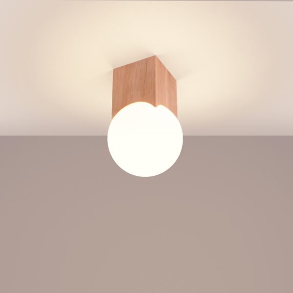 Ceiling Lamp Solis Natural Wood - Image 3