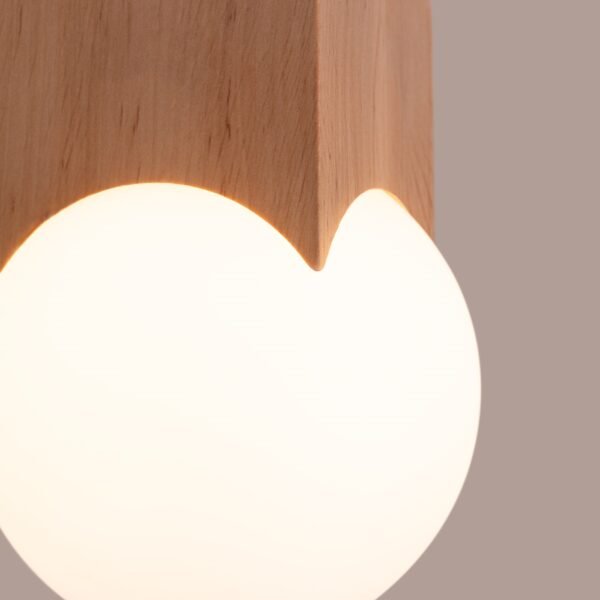 Ceiling Lamp Solis Natural Wood - Image 6