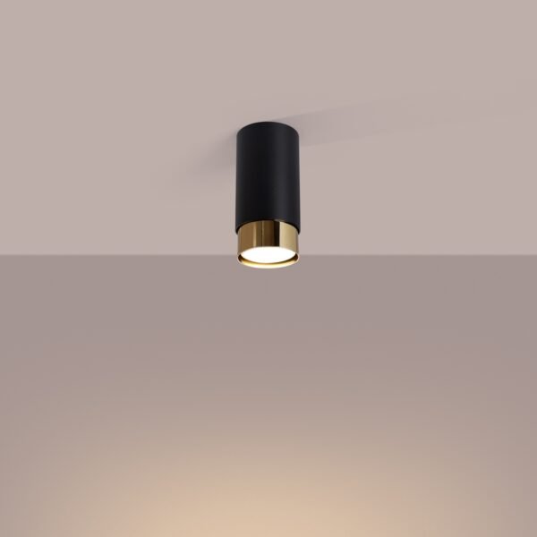 Ceiling Lamp Nero 12,5 Black/gold - Image 3