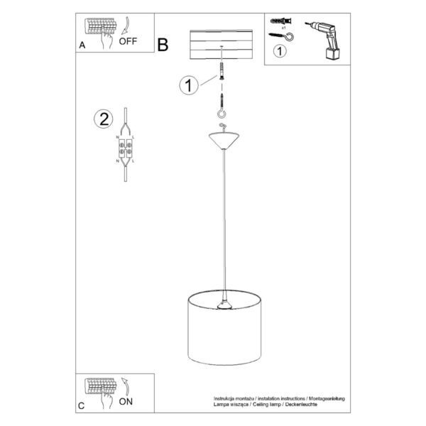 Pendant Lamp Football C 30 - Image 5