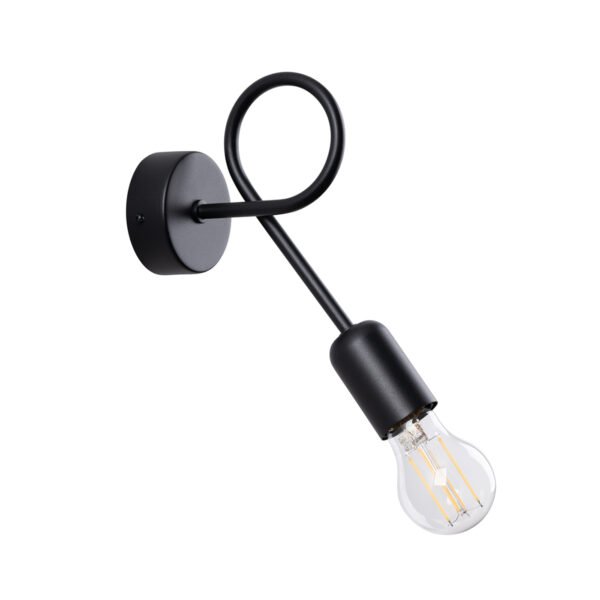 Wall Lamp Loop Black